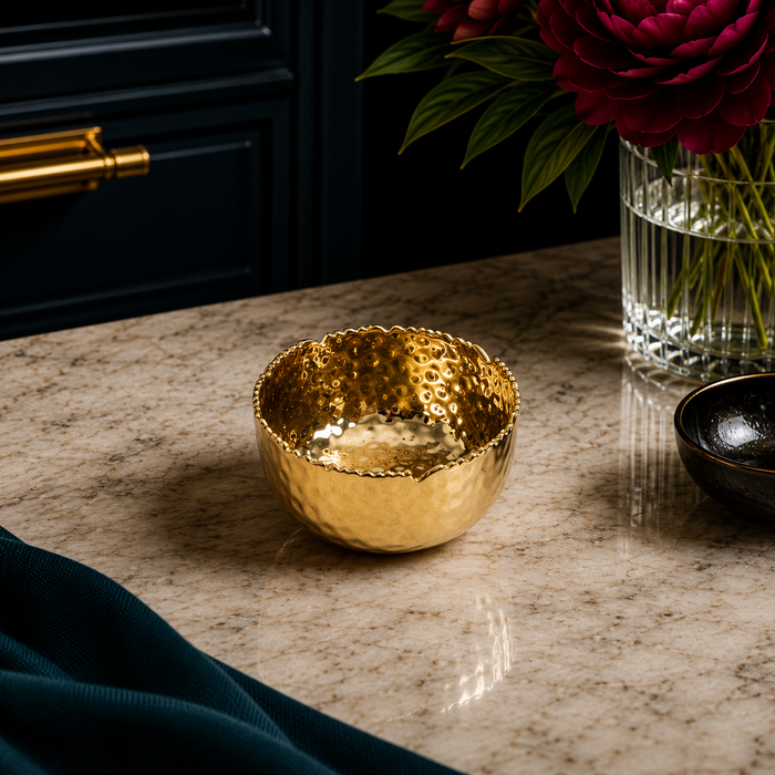 Pampa Bay Golden Millennium Medium Round Bowl