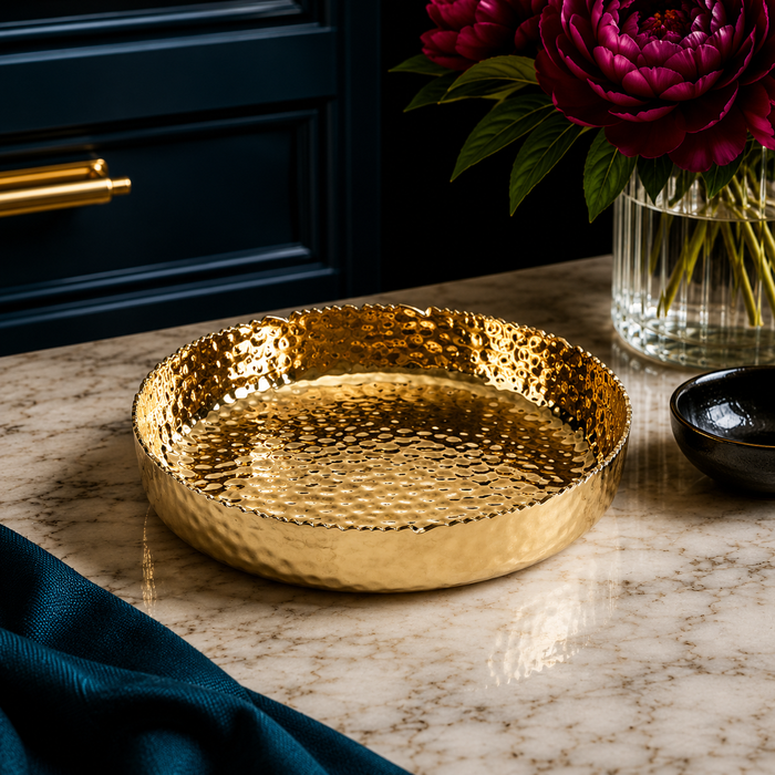 Pampa Bay Golden Millennium Extra Large Shallow Bowl