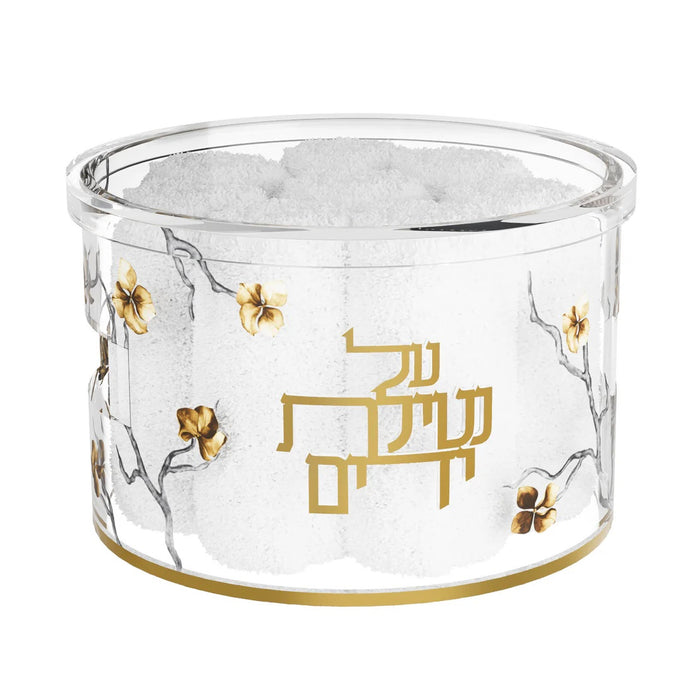 Feldart Golden Branch Towel Box