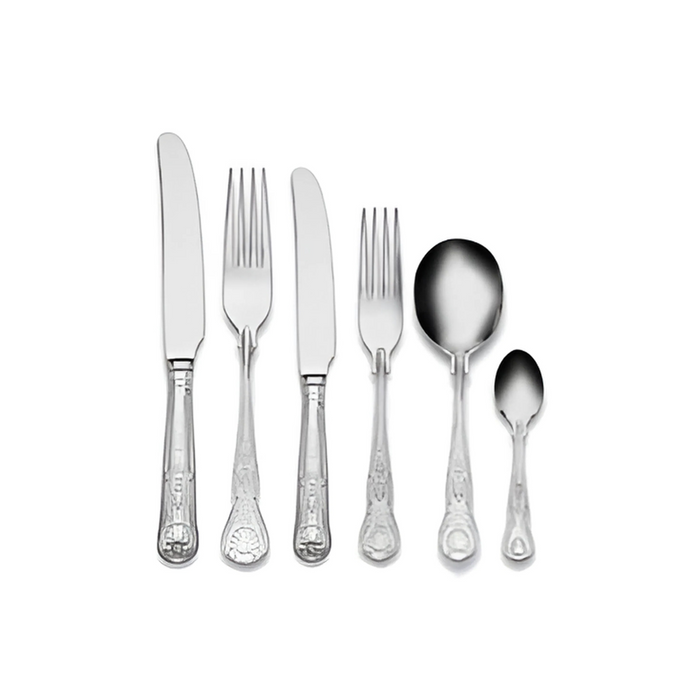 Elia Kings 18/10 44pc set (Solid Knife Handle)