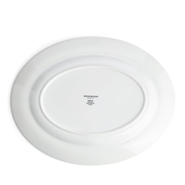 Wedgwood Blue Hibiscus Oval Platter