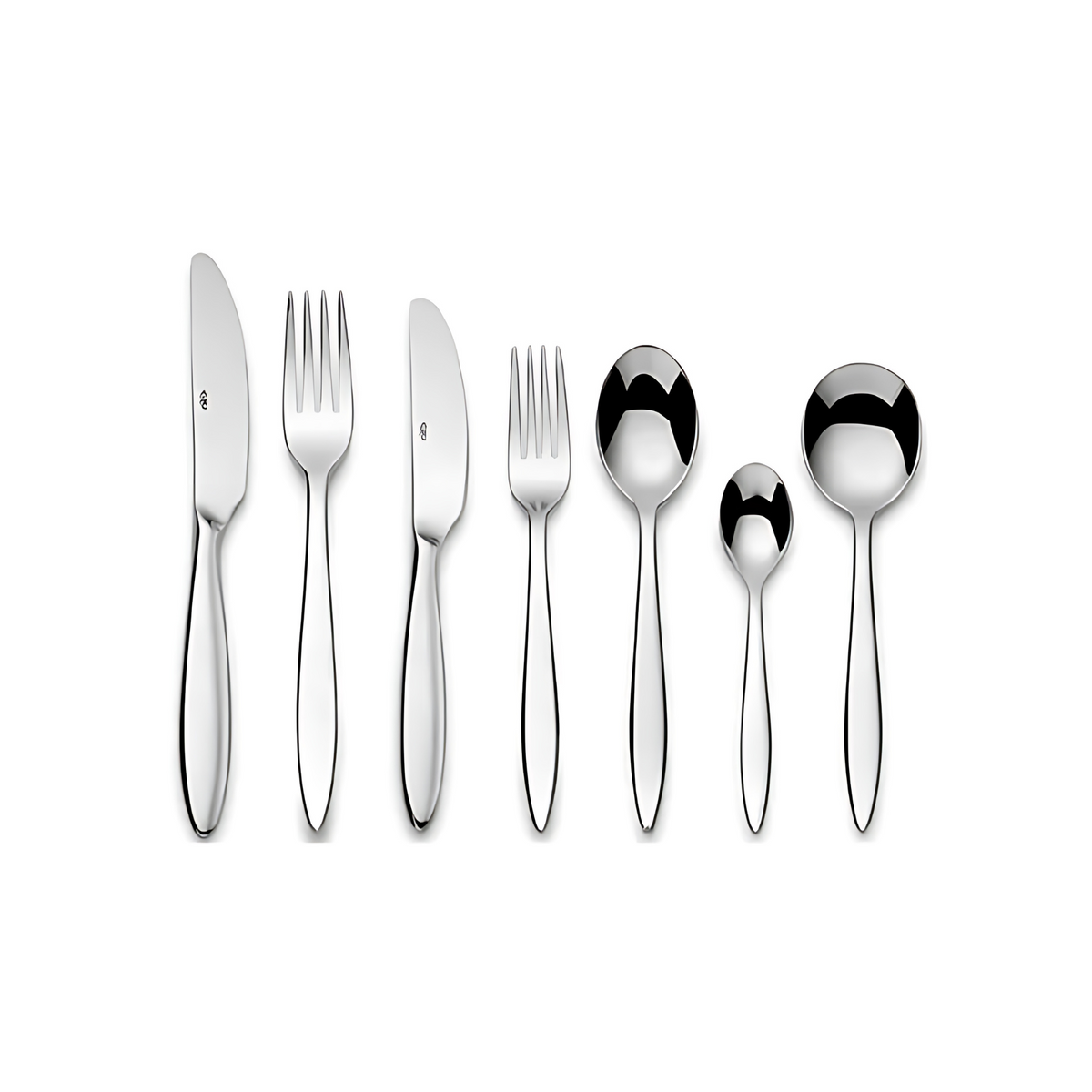 Lebller Table Elia Polar 7pc 18/10 Stainless Steel Cutlery Set — La Belle Table