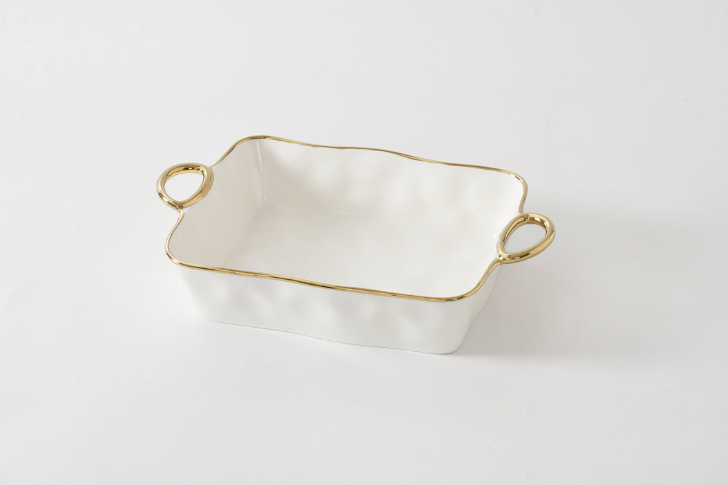 Pampa Bay Golden Handles 11″ x 9″ Rectangular Baking Dish