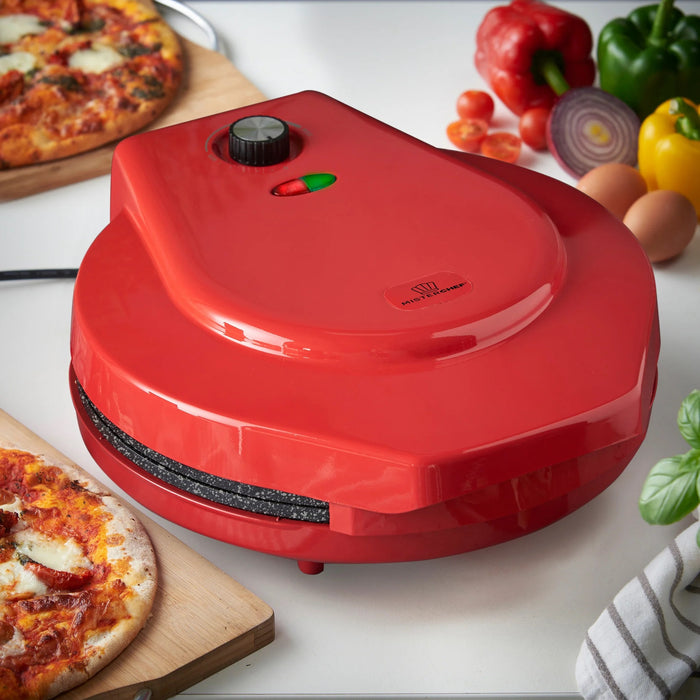 MisterChef 30cm Red Electric Pizza Maker