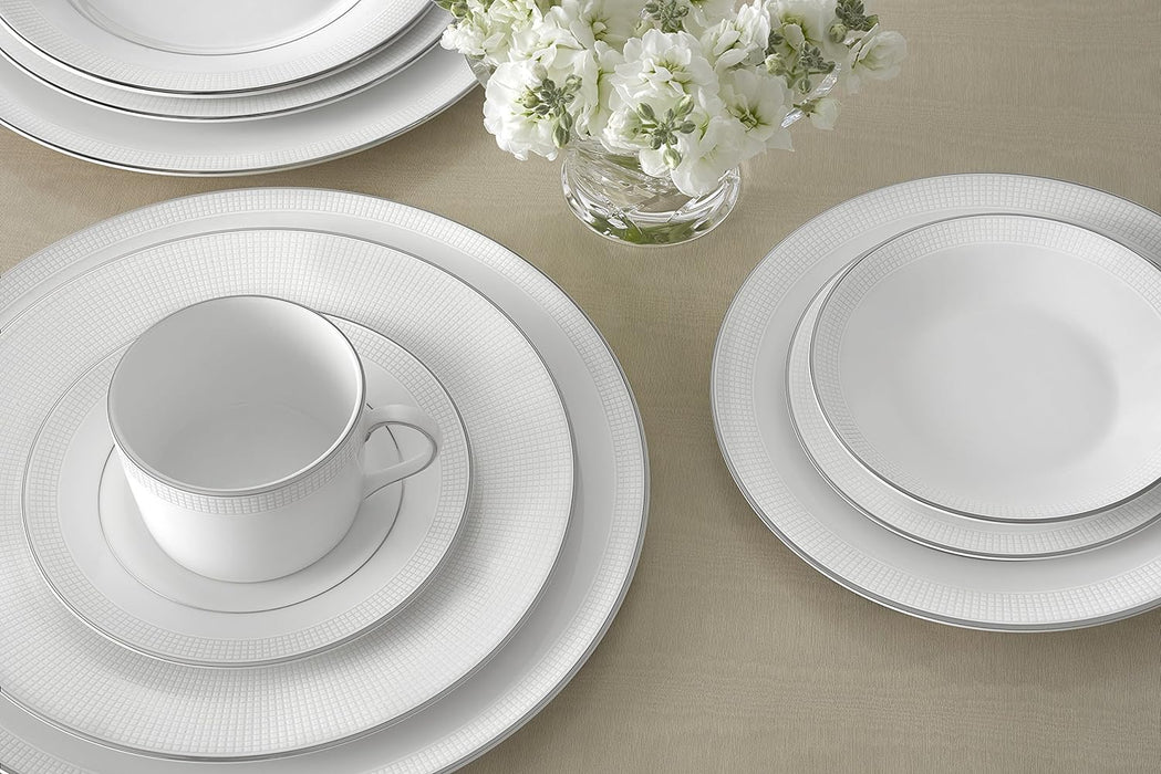 Wedgwood Vera Wang Blanc Sur Blanc Plate 27cm
