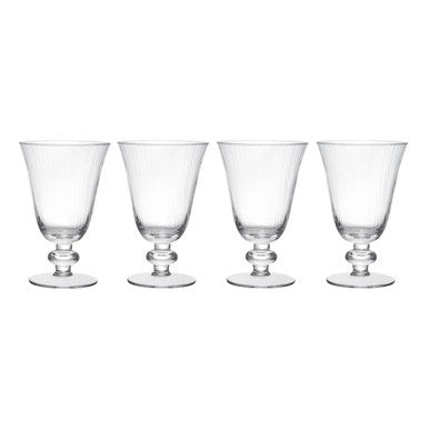 MIKASA Salerno - Copas de vino de cristal, 260 ml, juego de 4 copas