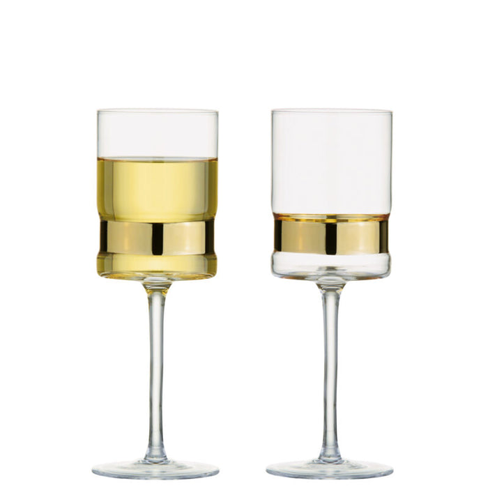 ASD SoHo Wine Glasses Gold – Set of 2