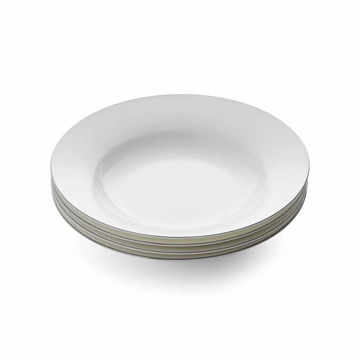 Royal Worcester Serendipity Platinum Soup Plates Set of 4