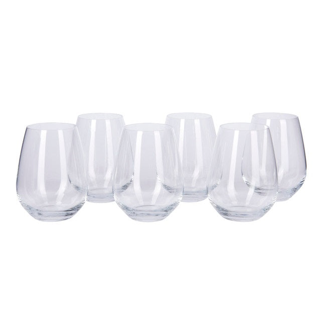 Maxwell and Williams Vino Stemless White Wine Glasses Set of 6