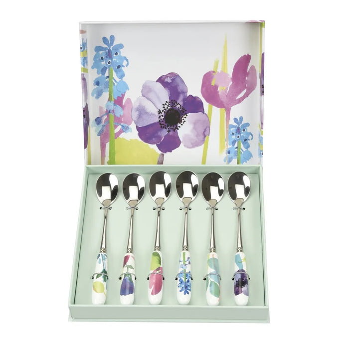 Portmeirion Water Garden Set of 6 Teaspoons