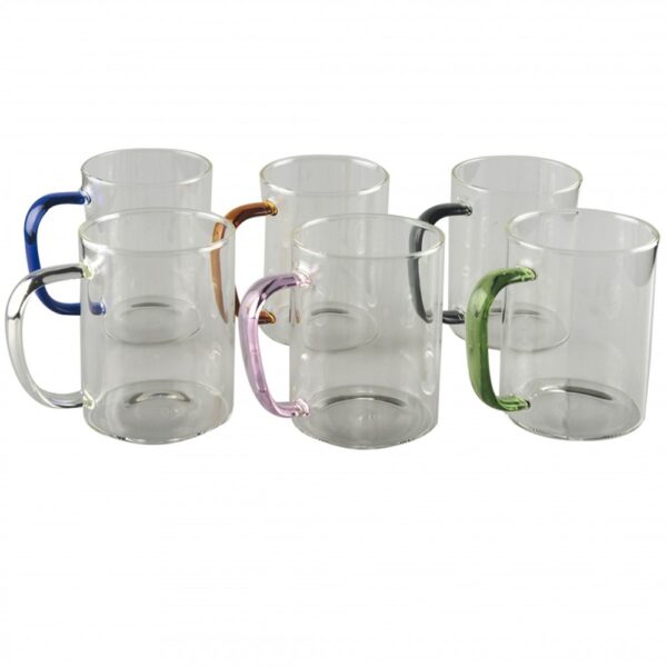 Aulica Teaglasses with Coloured Handles S/6 - 312201 - La Belle Table