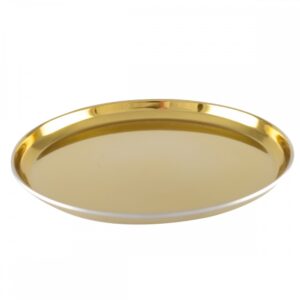 Aulica Gold Metal Dessert Plate - 565202 - La Belle Table