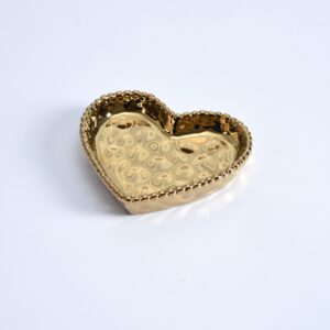 Pampa Bay Love Is In The Air Mini Heart Dish - Gold - PB2643-G - La Belle Table
