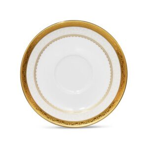 Noritake Odessa Gold Tea Saucer Set Of 4 - 4874 - 403 - La Belle Table