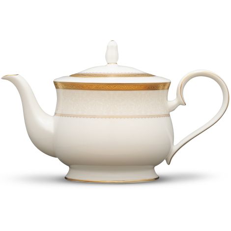 Noritake Odessa Gold Tea Pot - 4874 - 427 - La Belle Table
